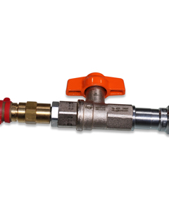 Ball valve w/quick coupling f/JetMaster GP propane EU